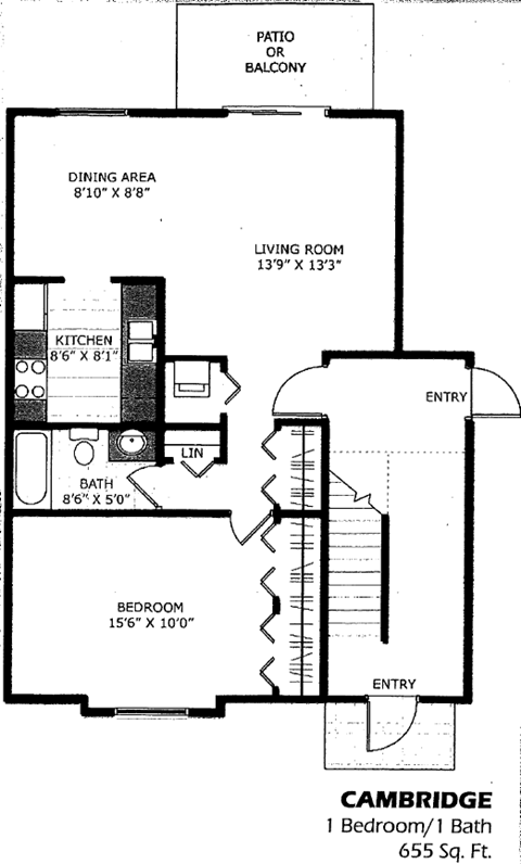 the floor plan for the bedroom duplex for rent